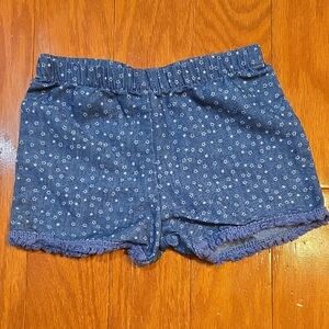 7 For All Mankind Blue Star Patterned Shorts 18 Month